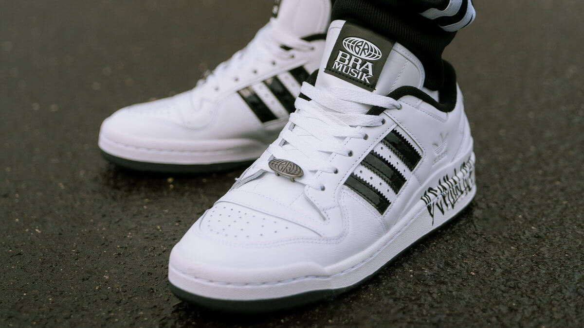 adidas x Capital Bra - Forum Low - "Bra Musik" - white/black details