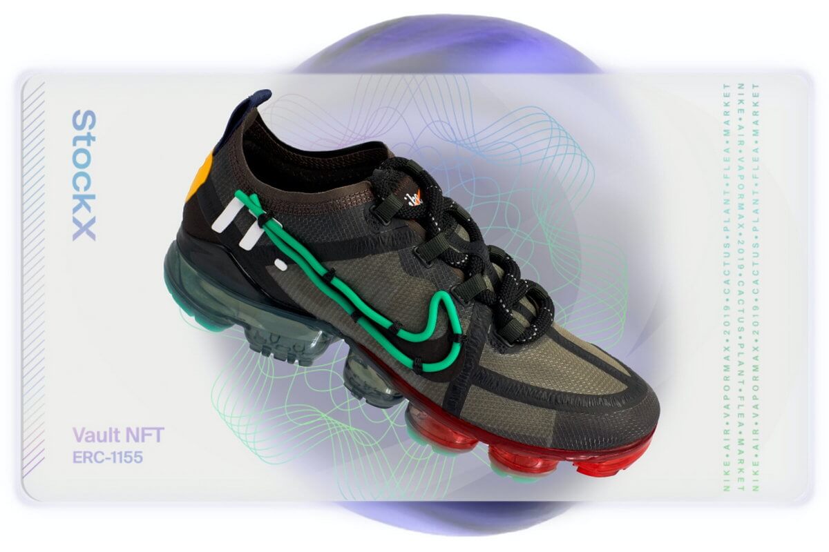 NFT Sneaker - Nike Air VaporMax Cactus Plant Flea Market