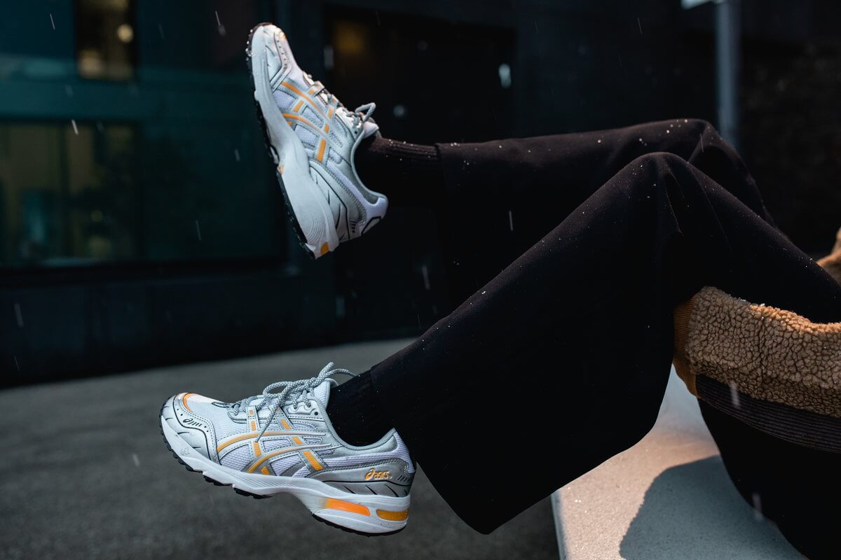 ASICS SportStyle - Gel-1090 - white/citrus - 1201A673-100