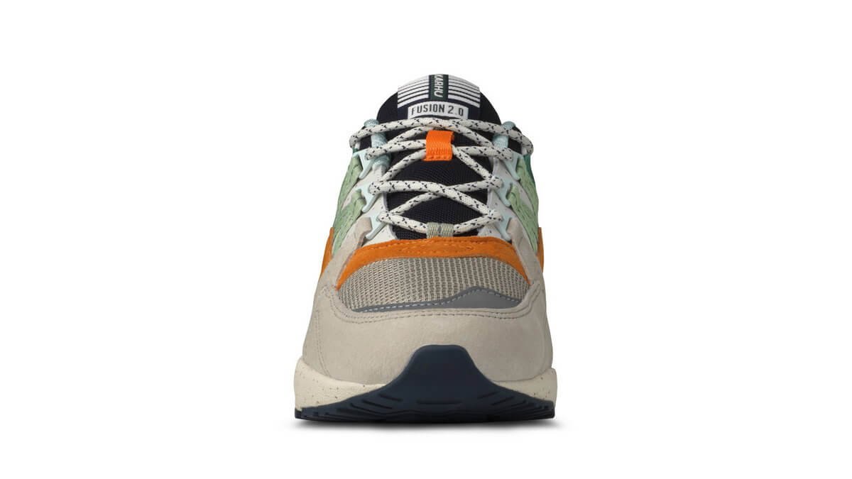 product shot front - Karhu - Fusion 2.0 - "Shinrin Yoku" - F804127 - Dark Olive / Cress Green