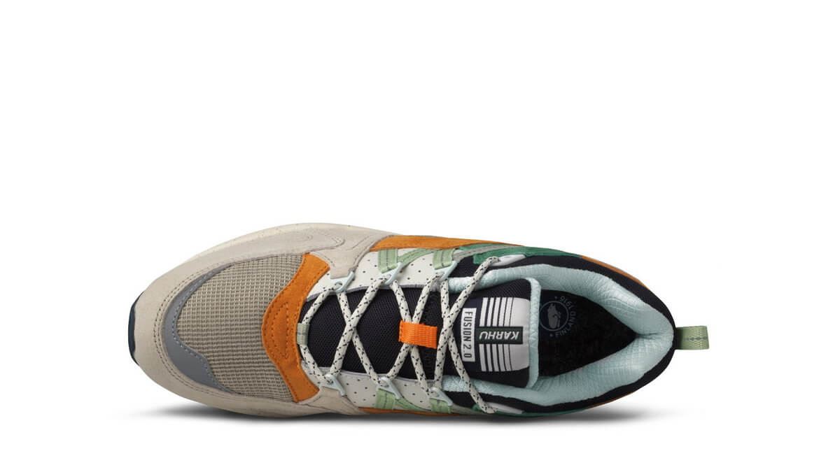 product shot top - Karhu - Fusion 2.0 - "Shinrin Yoku" - F804127 - Dark Olive / Cress Green
