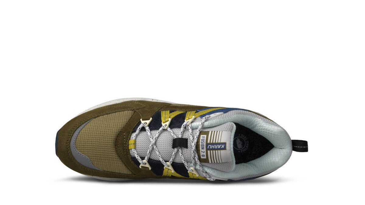 product shot top - Karhu - Fusion 2.0 - "Shinrin Yoku" - F804126 - Asparagus / Celadon Green