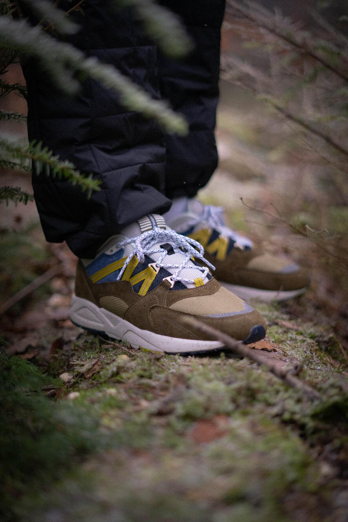 Karhu Fusion 2.0 "Shinrin Yoku" Asparagus / Celadon Green & Dark Olive / Cress Green