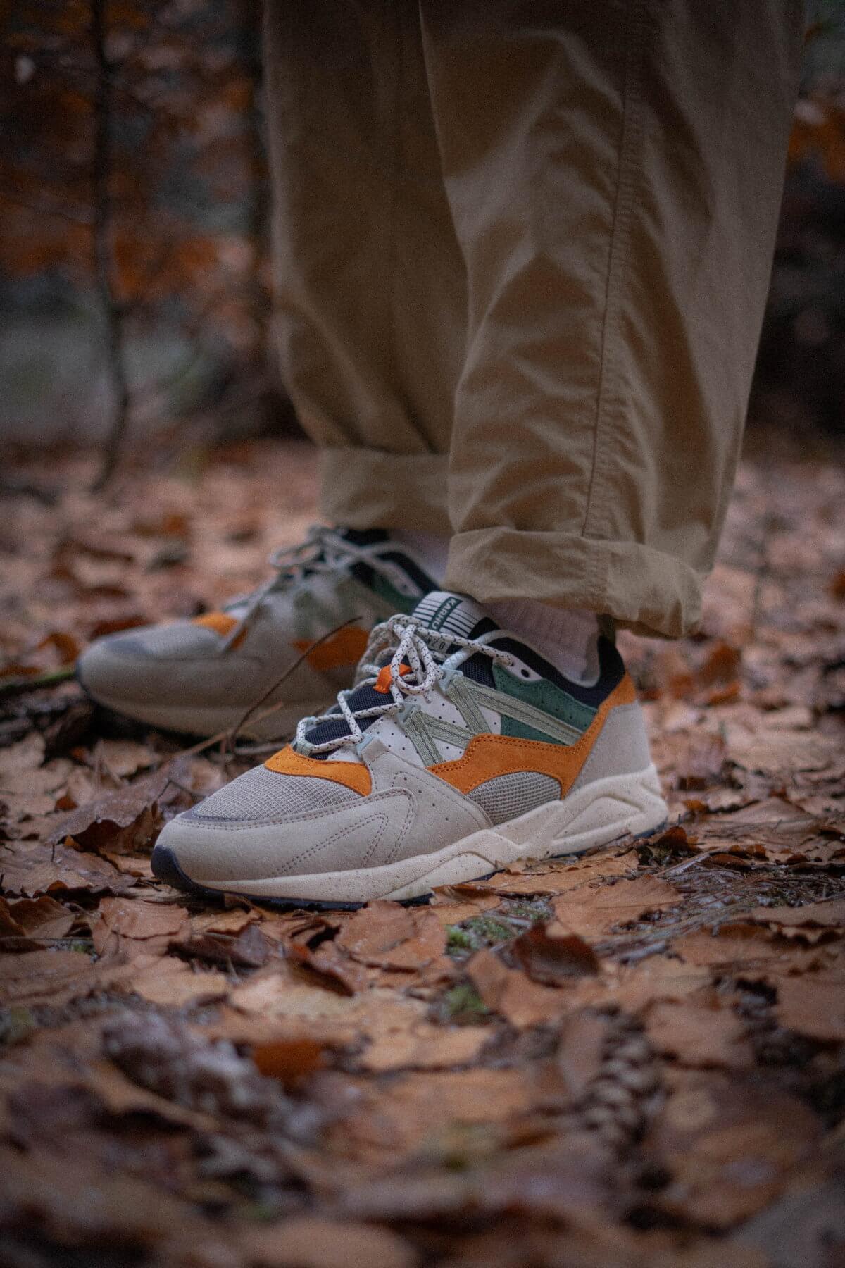 Karhu Fusion 2.0 "Shinrin Yoku" Asparagus / Celadon Green & Dark Olive / Cress Green