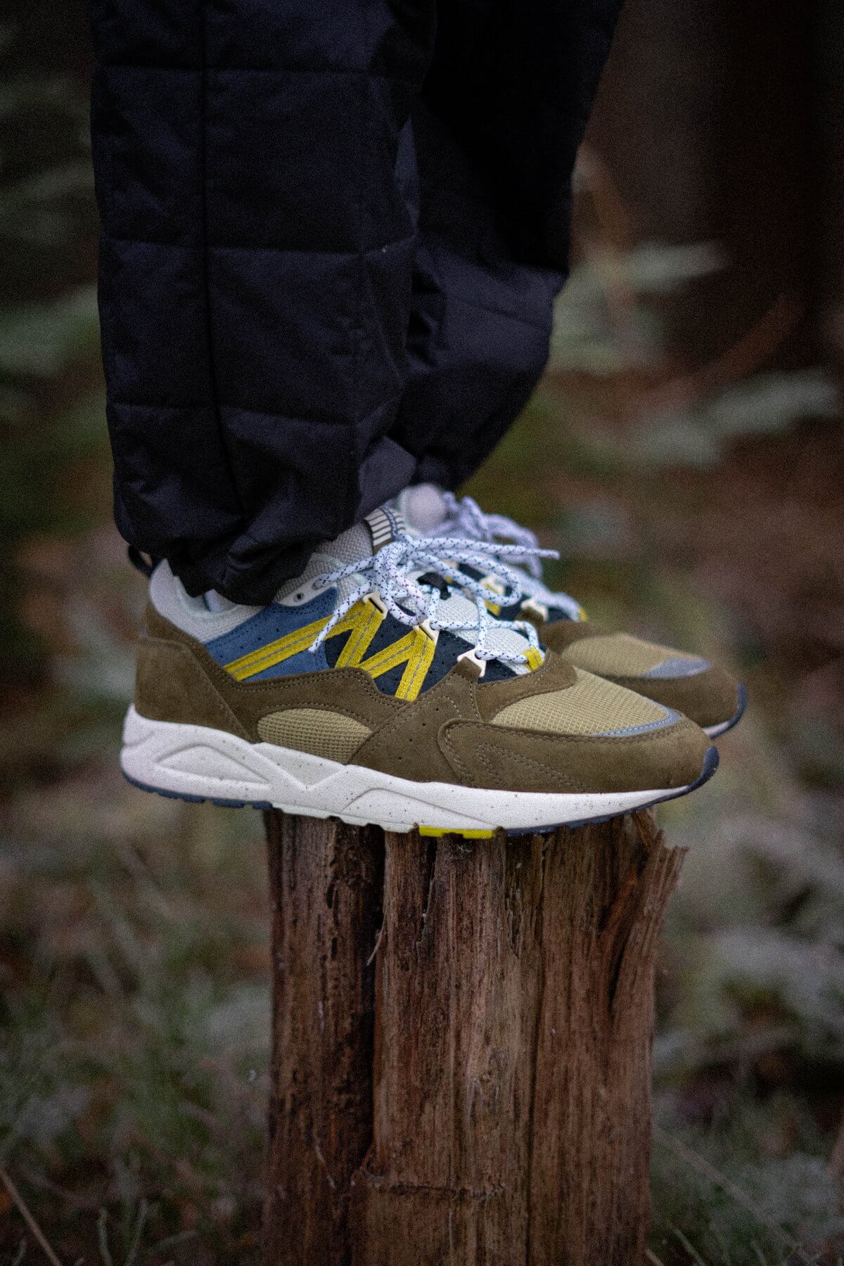 Karhu Fusion 2.0 "Shinrin Yoku" Asparagus / Celadon Green & Dark Olive / Cress Green