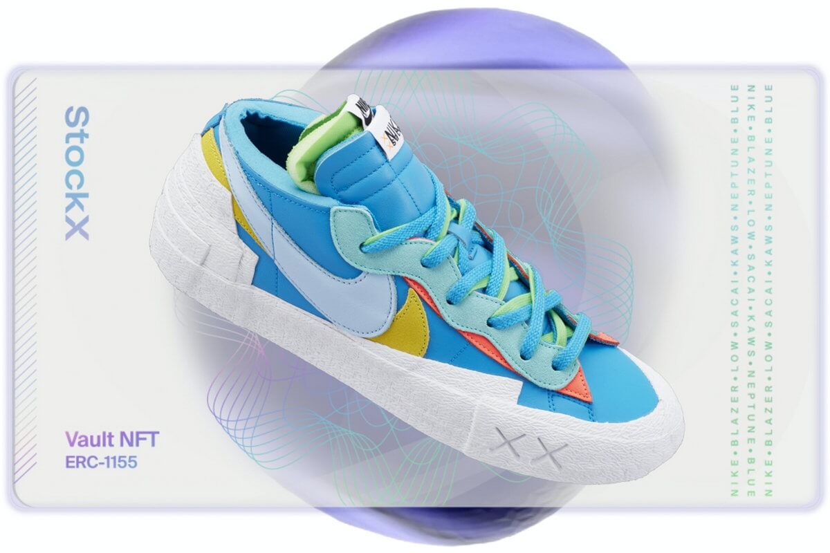 NFT Sneaker - Nike x sacai x KAWS Nike Blazer Low Blue