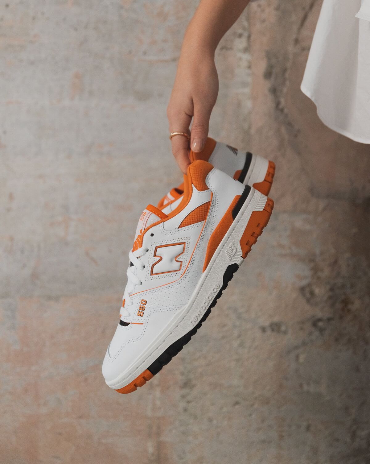 New Balance - BB550 HG1 - "Syracuse" - white/orange - BB550HG1
