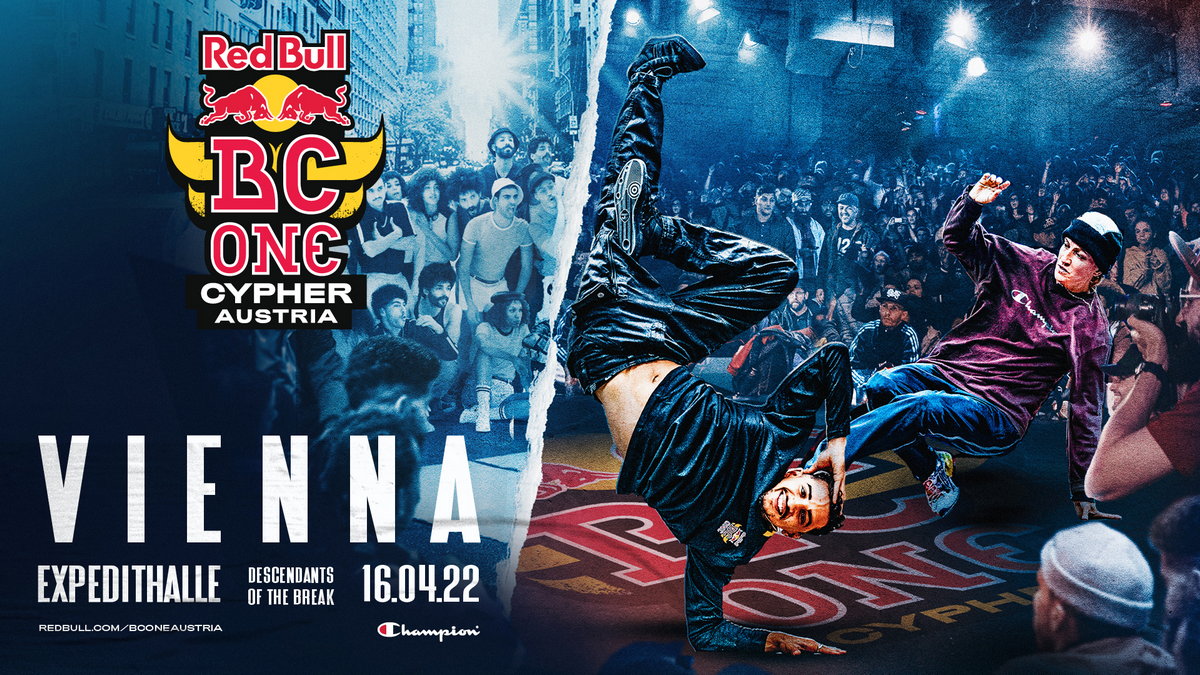 Red Bull BC One: Samstag, 16. April 2022 in der Expedithalle Wien