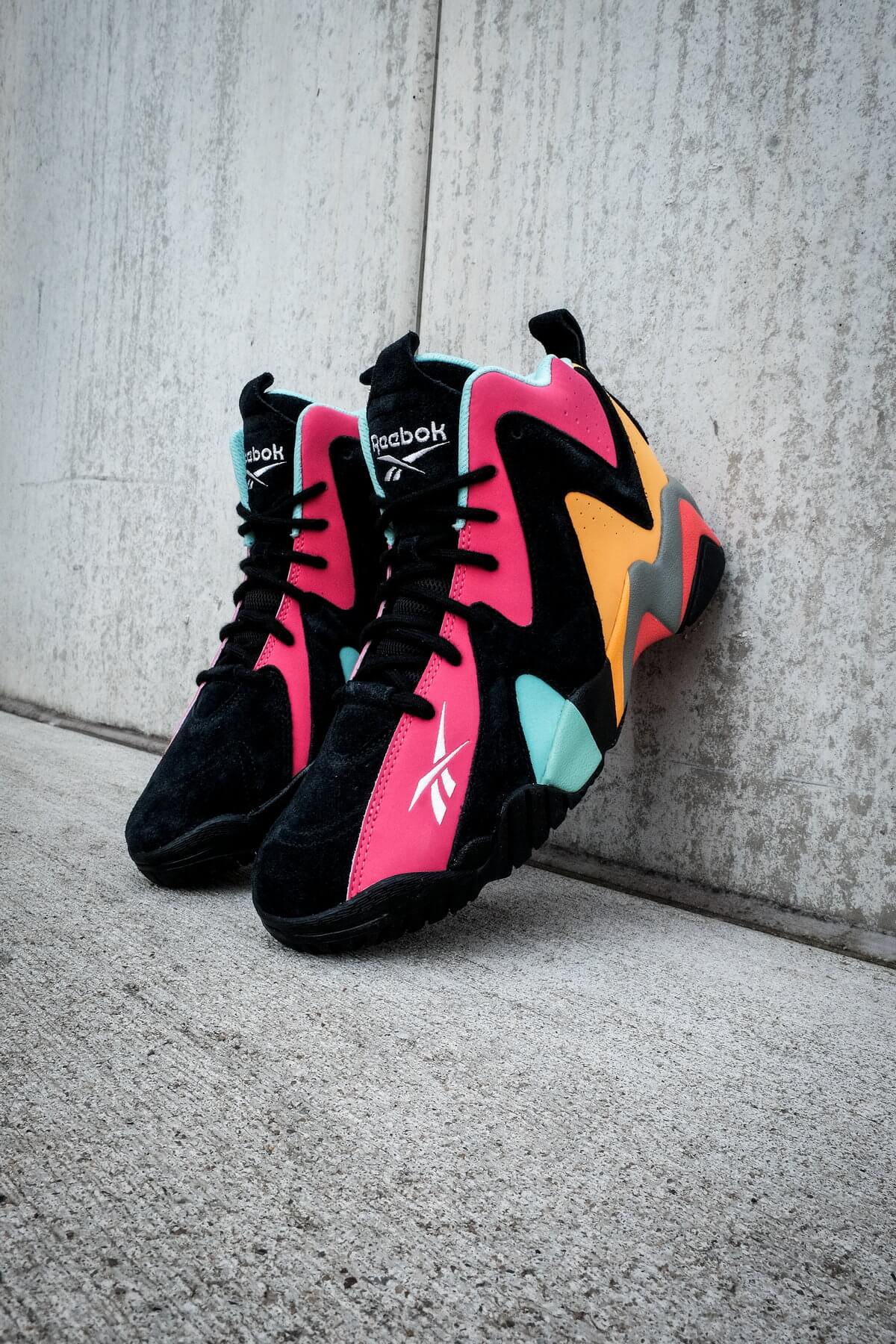 Reebok - Kamikaze II - "1996 NBA All-Star Game San Antonio" - black/pink/solar gold - H01316