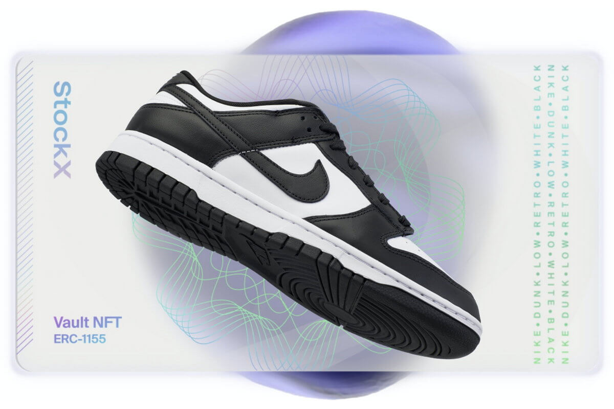 NFT Sneaker - Nike Dunk Low Retro White Black