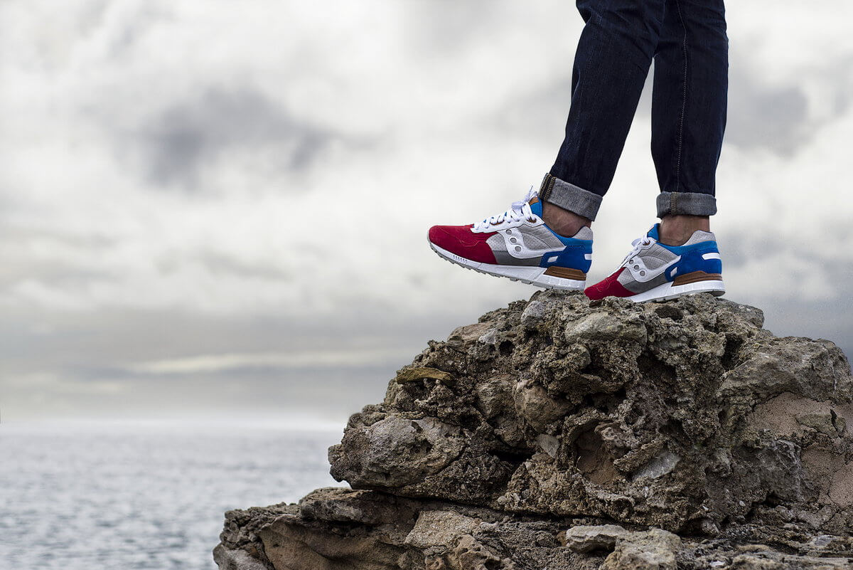 Saucony x Sneakers76 - Shadow 5000 - "The Legend of God Taras" - red/grey/blue - S70341-1