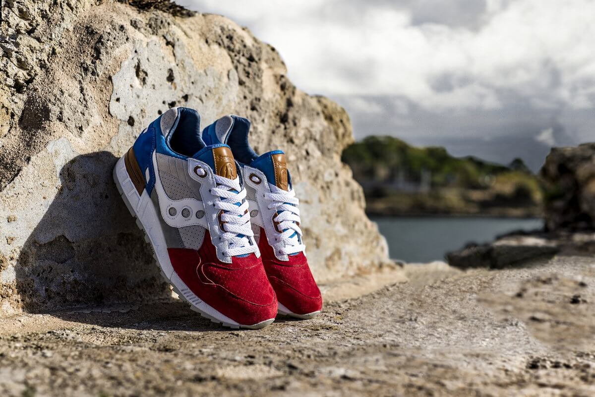 Saucony x Sneakers76 - Shadow 5000 - "The Legend of God Taras" - red/grey/blue - S70341-1
