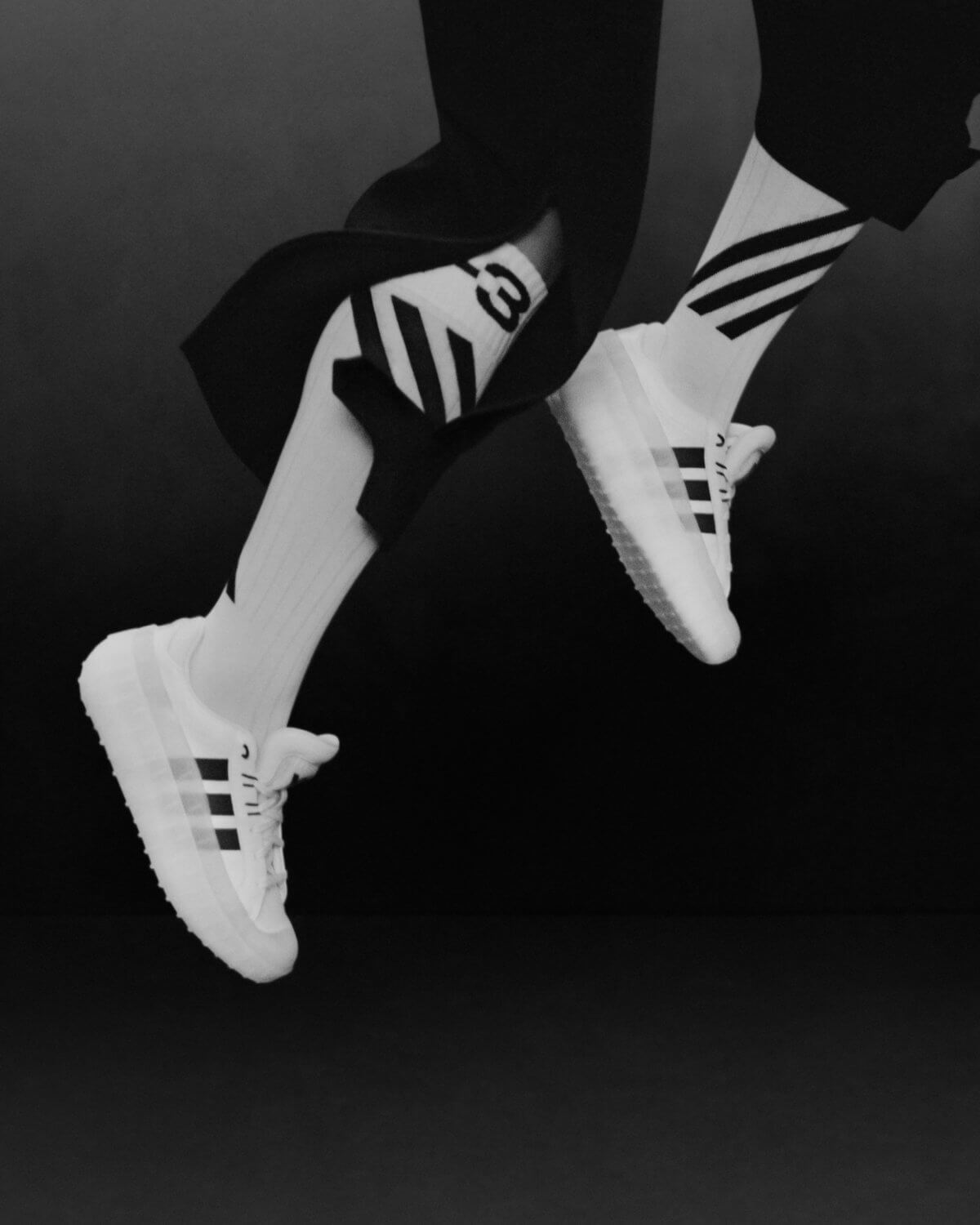 on feet - adidas Y-3 - GR.1P Low - core white/black - GW8640