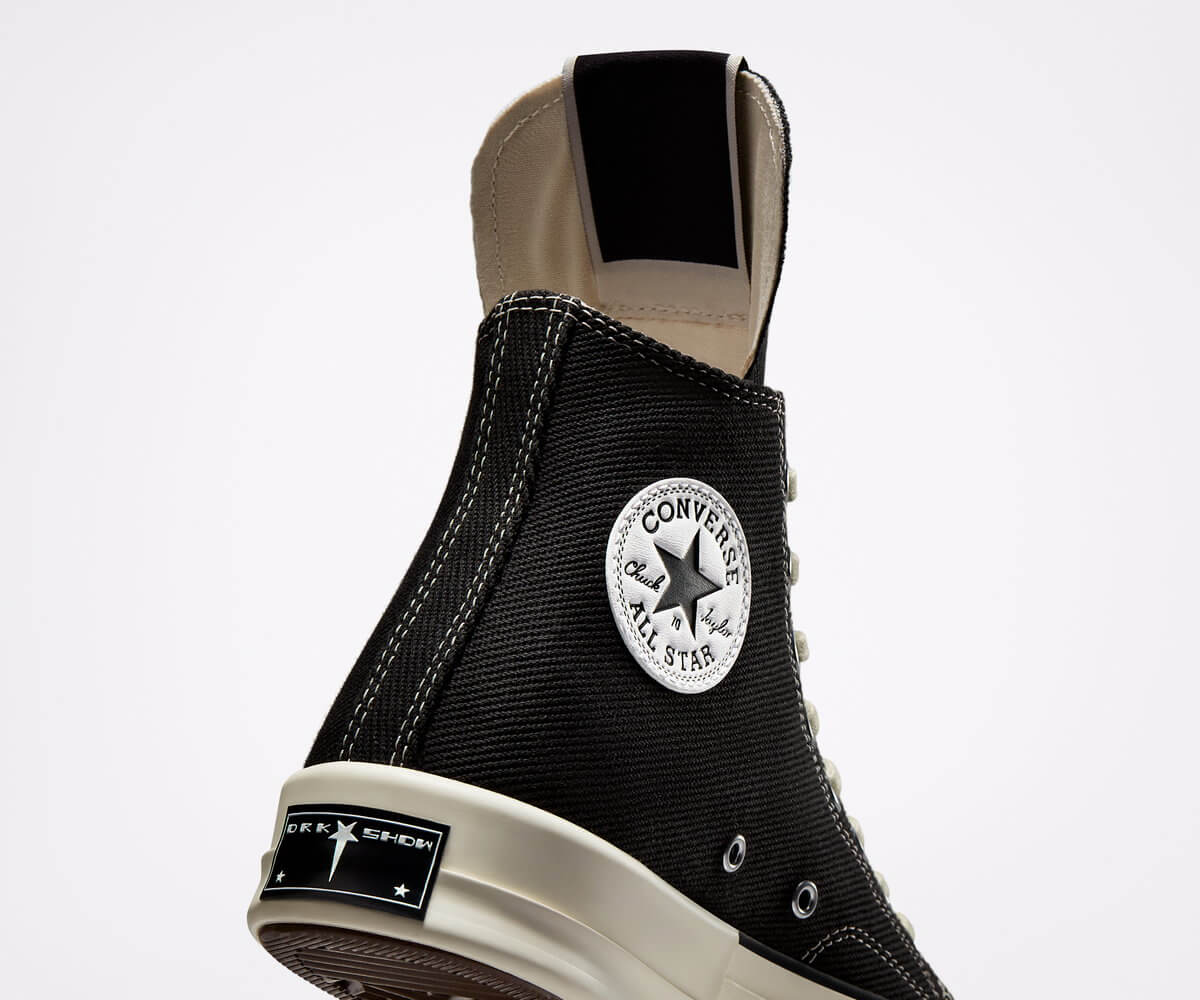Converse x Rick Owens DRKSTAR Chuck 70 Low & High „DRKSHDW“