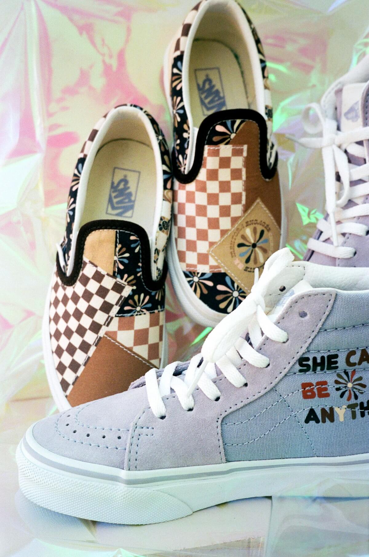 Vans International Women’s Day Collection „Divine Energy“ feat. Old Skool, Classic Slip-On und SK8-Hi