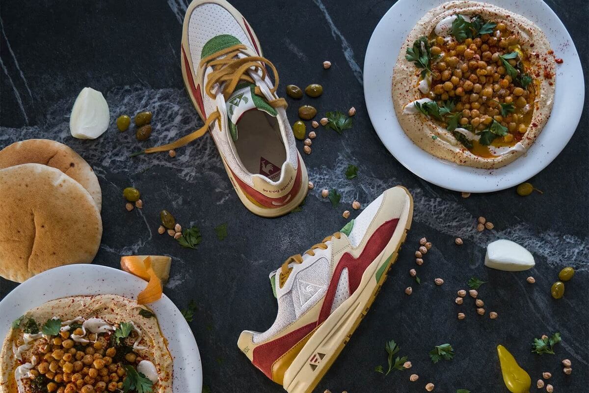 Le Coq Sportif x Sneakerbox - "Hummus" - R800 - off white/beige/bordeaux - 1810875