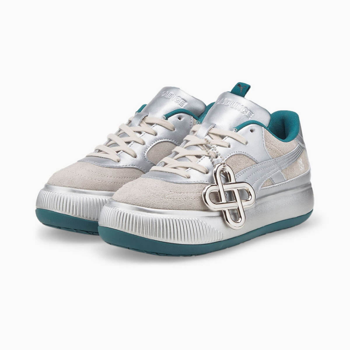 PUMA x PRONOUNCE - Suede Mayu 2 - puma silver/ultra violet - 384106-01