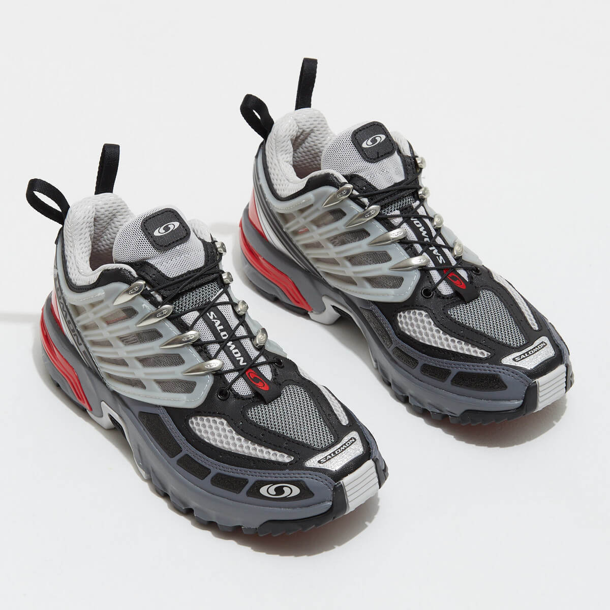 Salomon - ACS PRO Advanced - lunar rock/quiet shade/red - L41553700