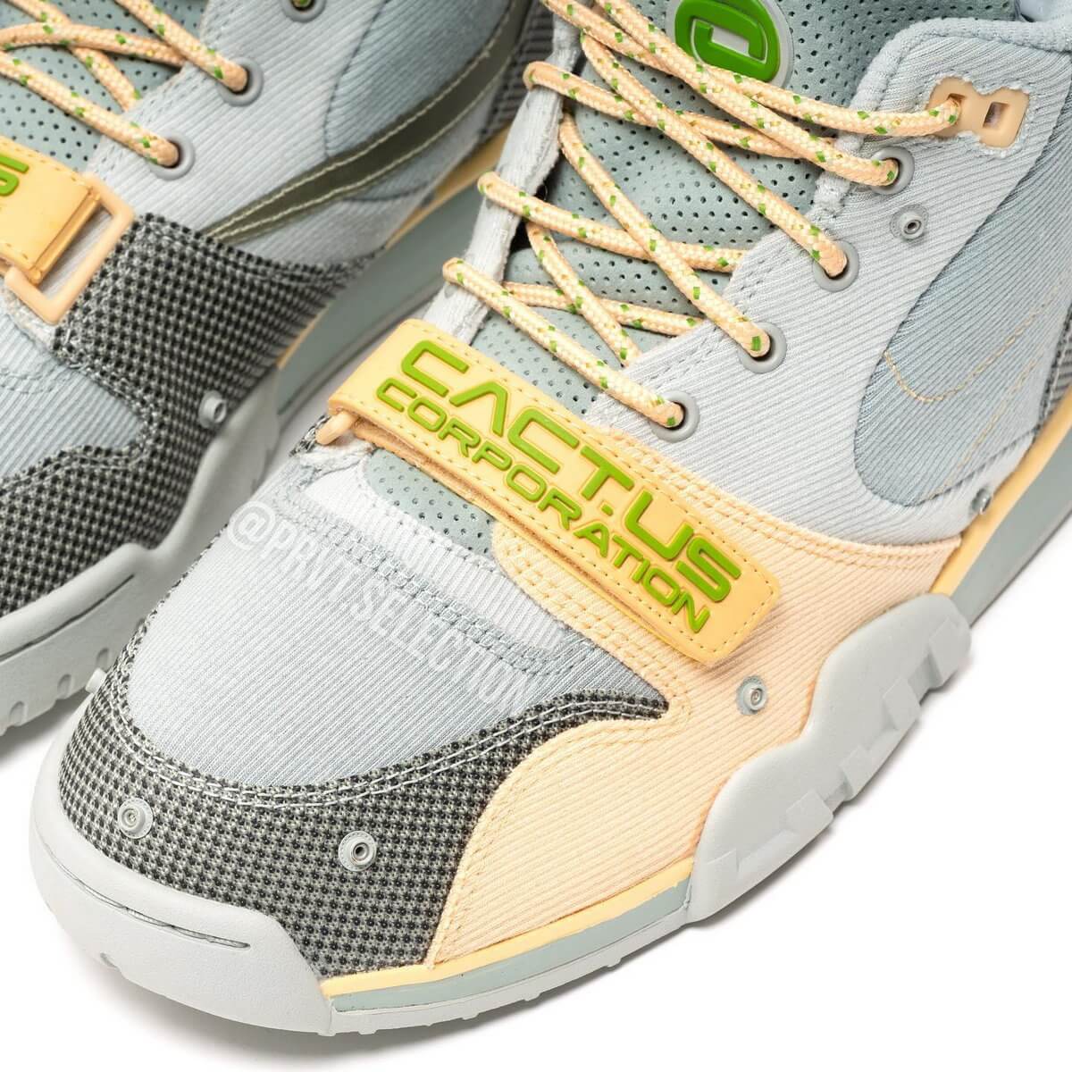 Nike x Travis Scott Cactus Jack - Air Trainer 1 - light smoke grey/honeydew-particle grey - DH7338