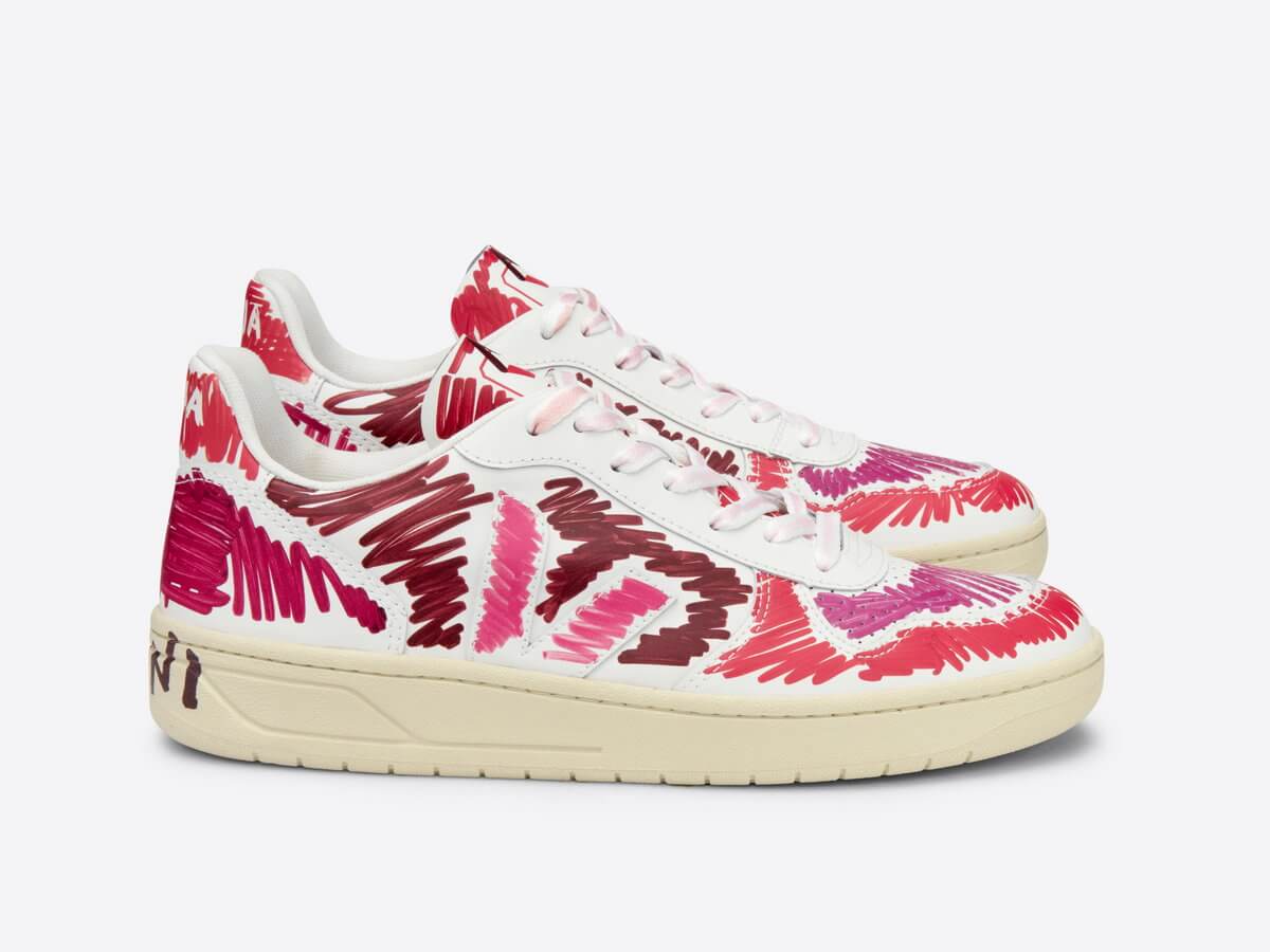 product - VEJA x MARNI - V-10 Leather - Marsala - VX0202899A