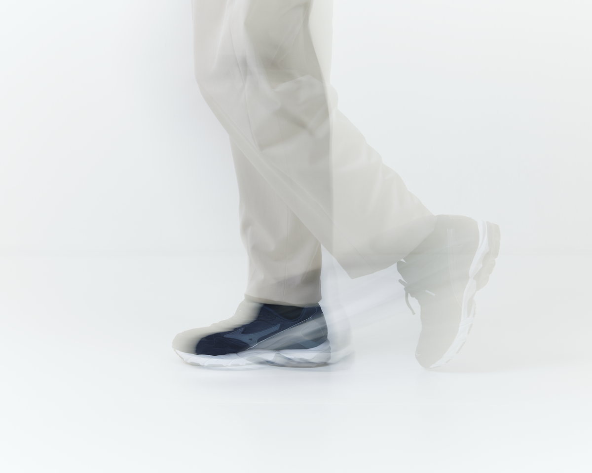 Mizuno Wave Rider 10 Premium Dress Blue & Vaporous Gray