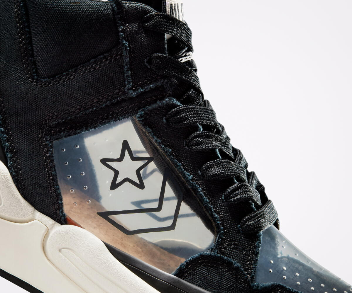 Converse x Joshua Vides - Weapon CX - black/clear/rutabaga - A00715C