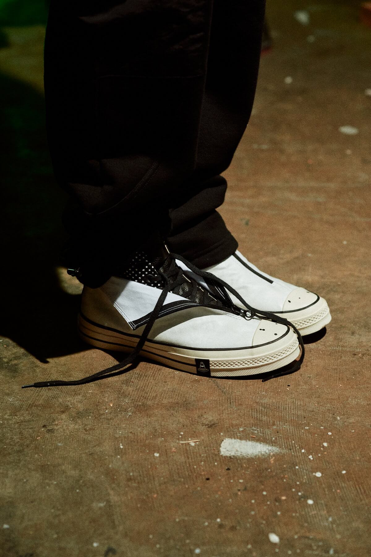 on feet - Converse x Joshua Vides - Chuck 70 - white/black - A00711C