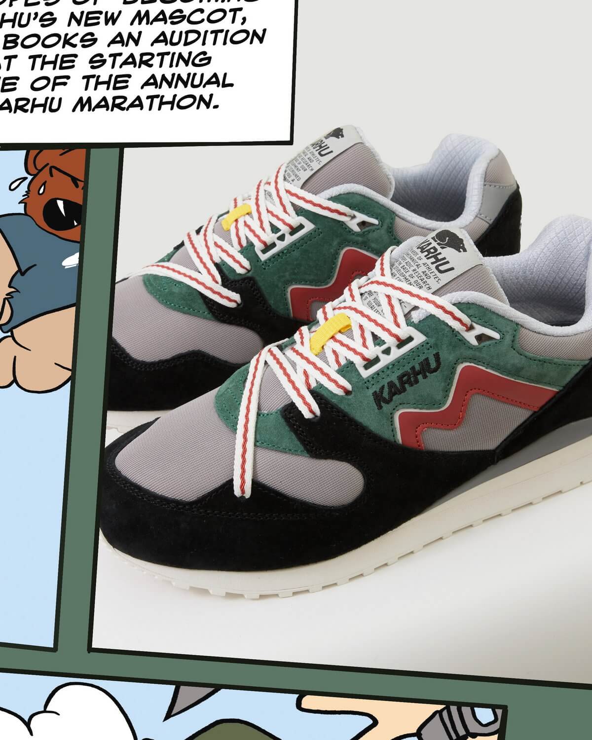Karhu - Synchron Classic - Mascot Pack 1 - jet black/hot sauce - F802666