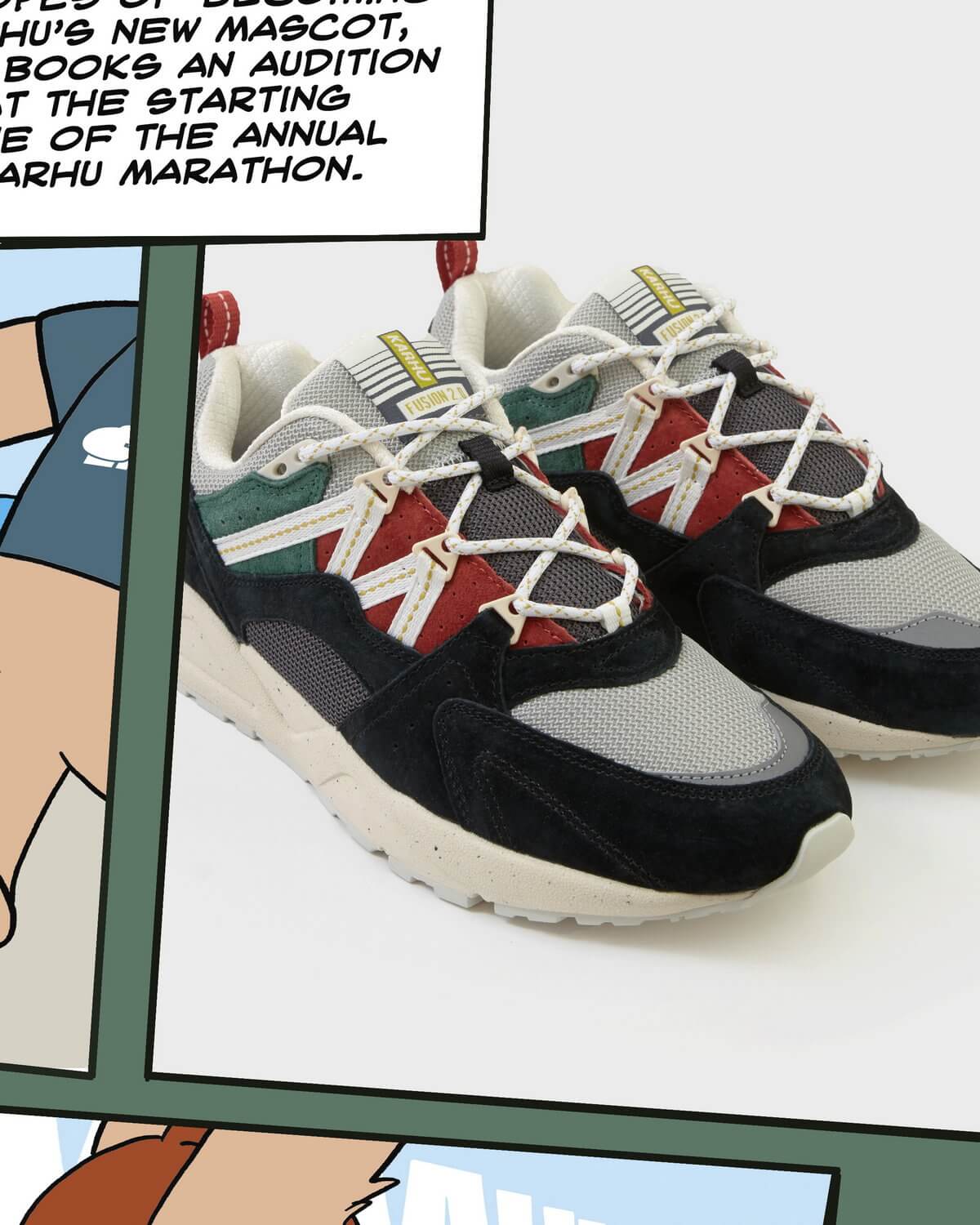 Karhu - Fusion 2.0 - Mascot Pack 1 - jet black/bright white - F804120