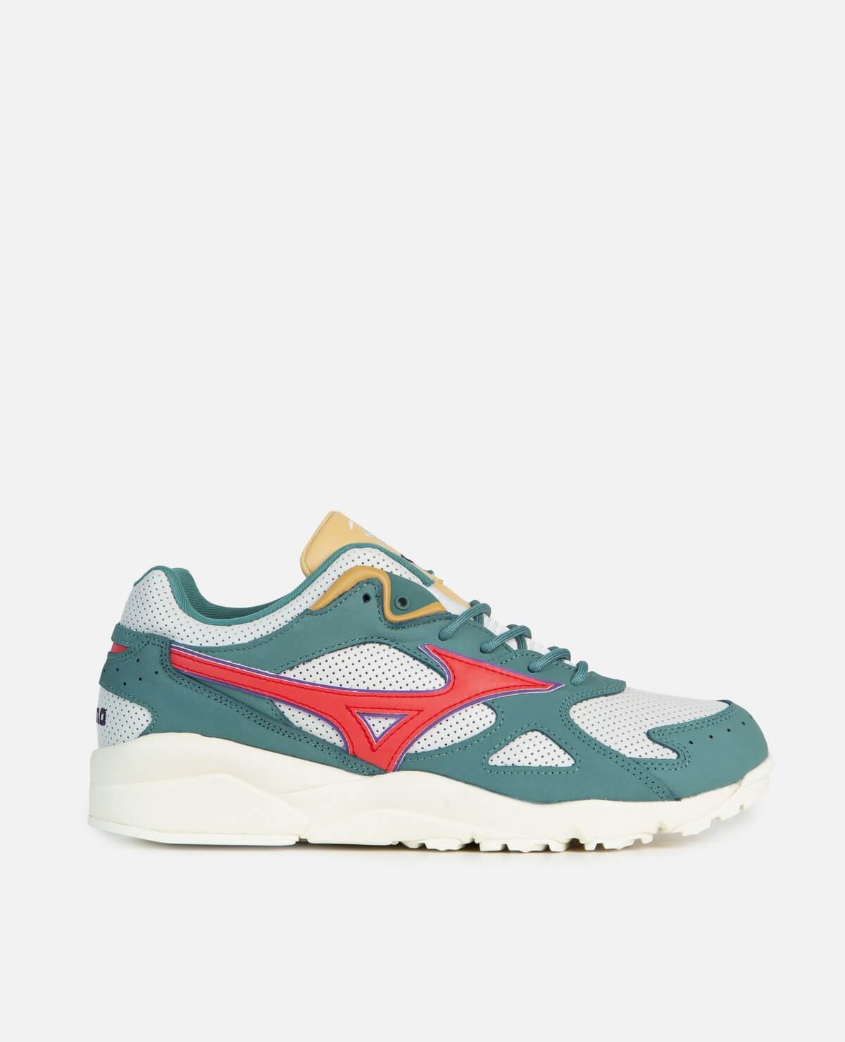 product - Mizuno x Patta Sky Medal - Ivory / Red / Green - D1GD211902