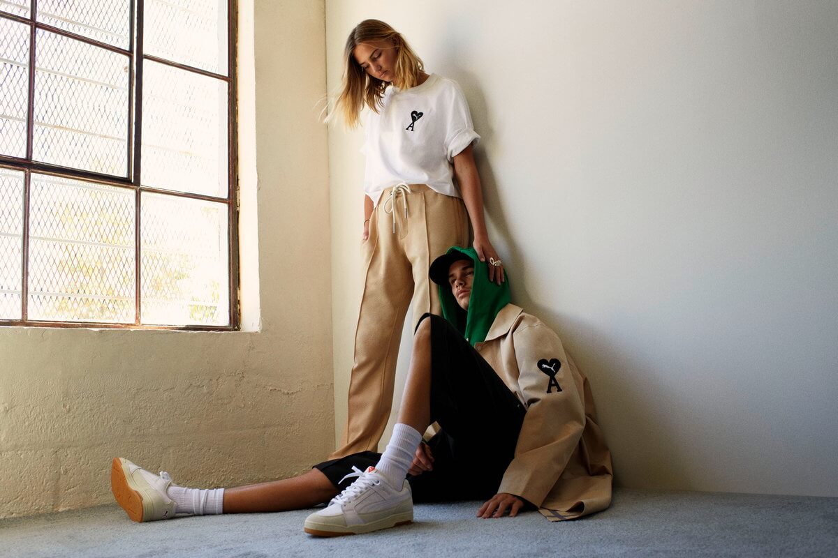 Mia Regan und Romeo Beckham - PUMA x AMI Sneaker & Apparel Collection