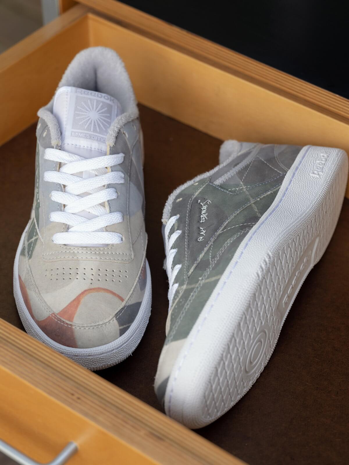 Reebok x Eames - Club C 85 "Compo" - footwear white/footwear white/cold grey - GY1068