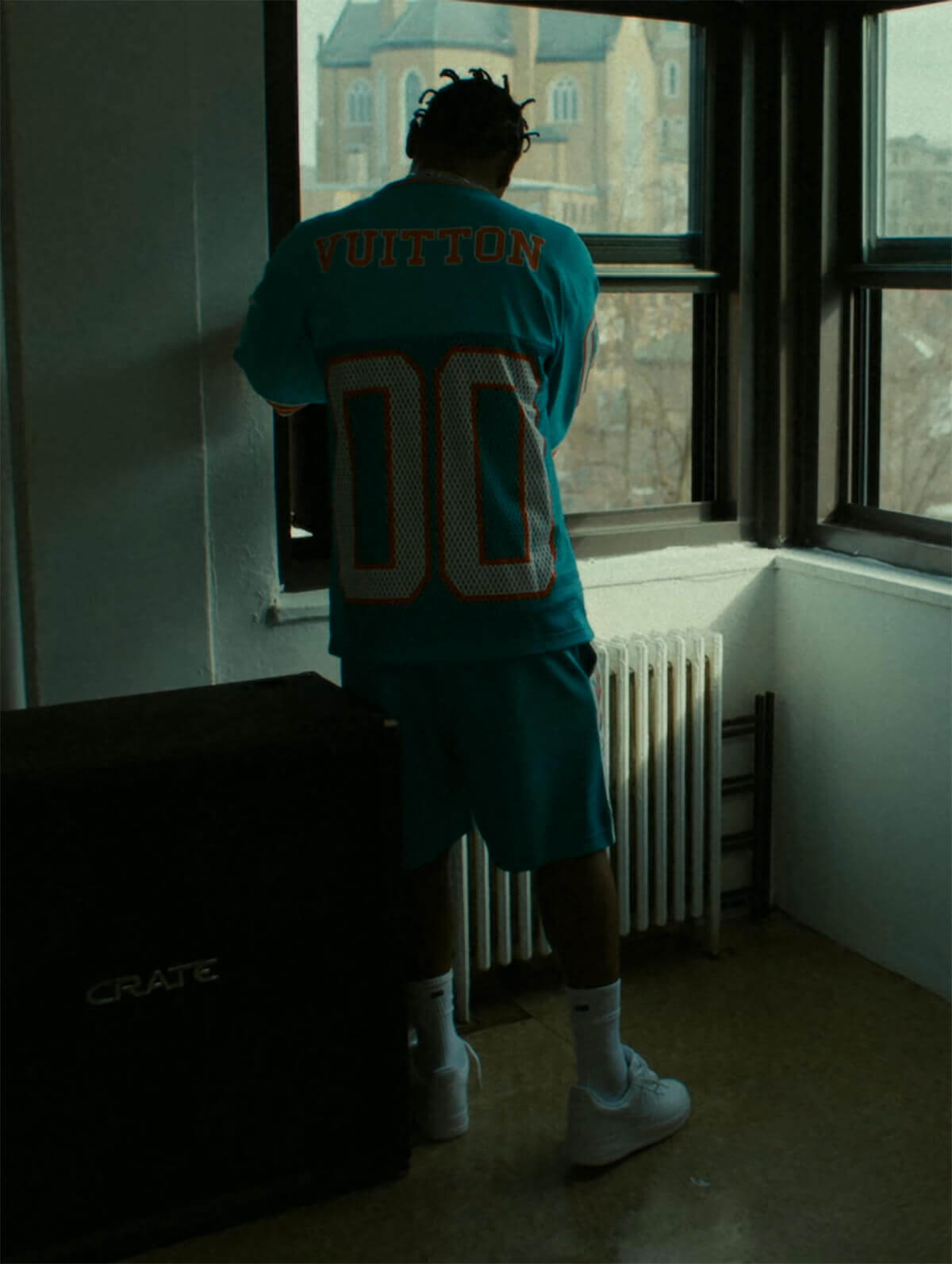 Nike - Air Force 1 Low - Triple White / Louis Vuitton 00 Jersey