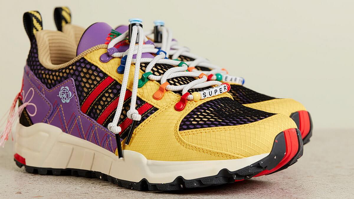 adidas Originals x Sean Wotherspoon - Equipment Support 93 - "Superearth" - Bold Gold / Red / Active Purple - GX3893