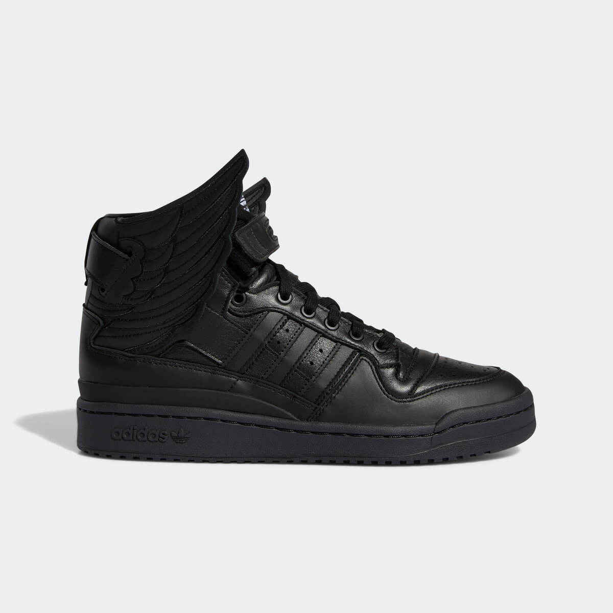 adidas x Jeremy Scott Forum High "Wings 4.0" - Core Black/Core Black-Core Black - GY4419