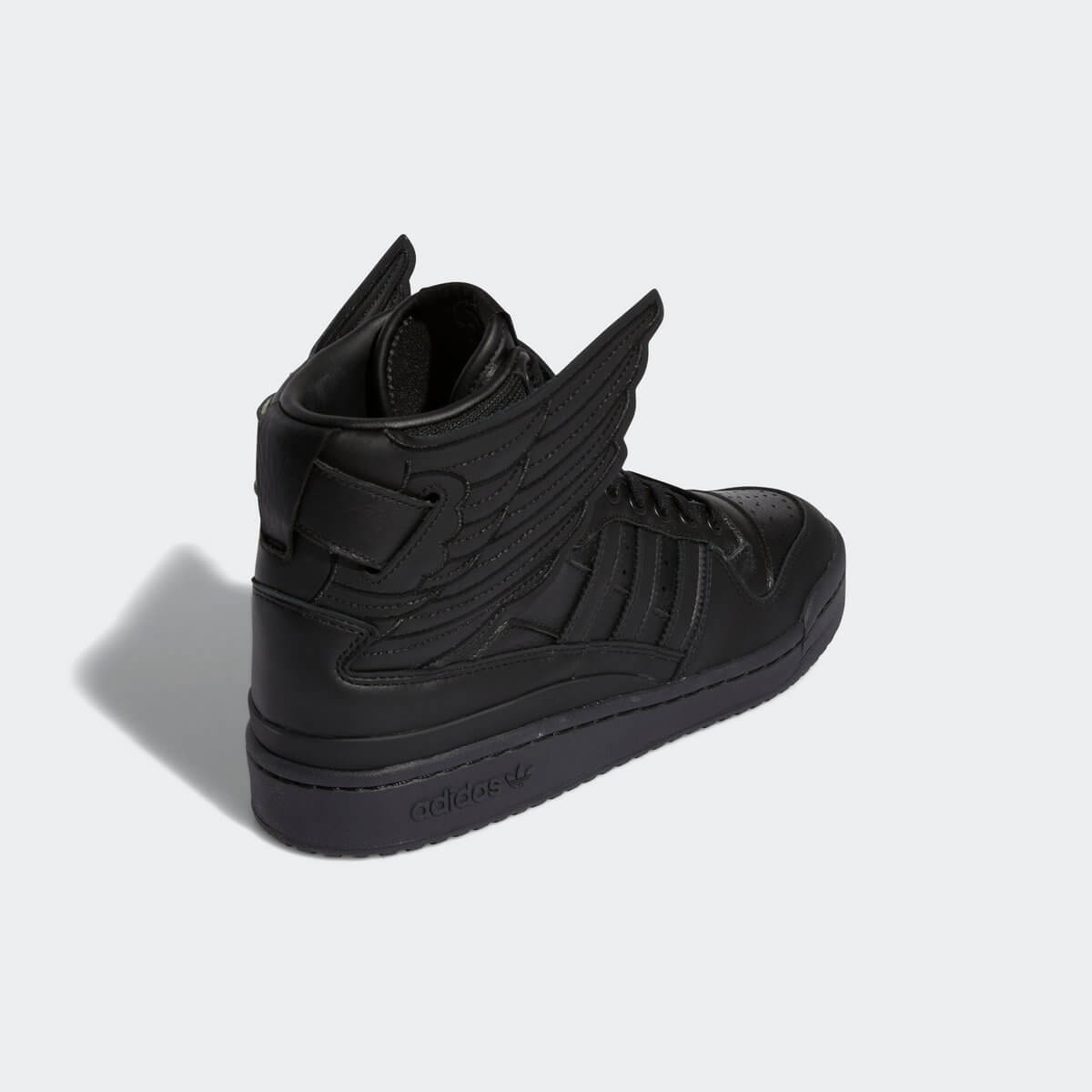 adidas x Jeremy Scott Forum High "Wings 4.0" - Core Black/Core Black-Core Black - GY4419