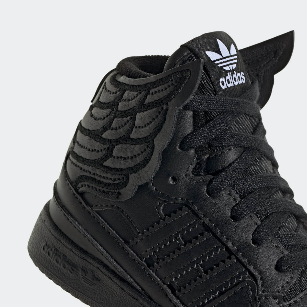 adidas x Jeremy Scott Forum High Kids "Wings 4.0" Core Black