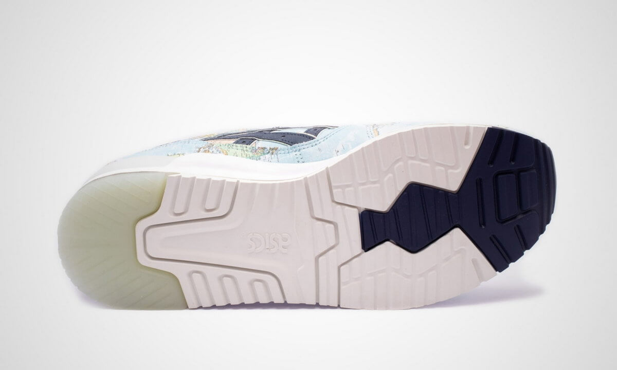 product - ASICS x atmos Gel-Lyte III World Map - blue/blue - 1191A197-400
