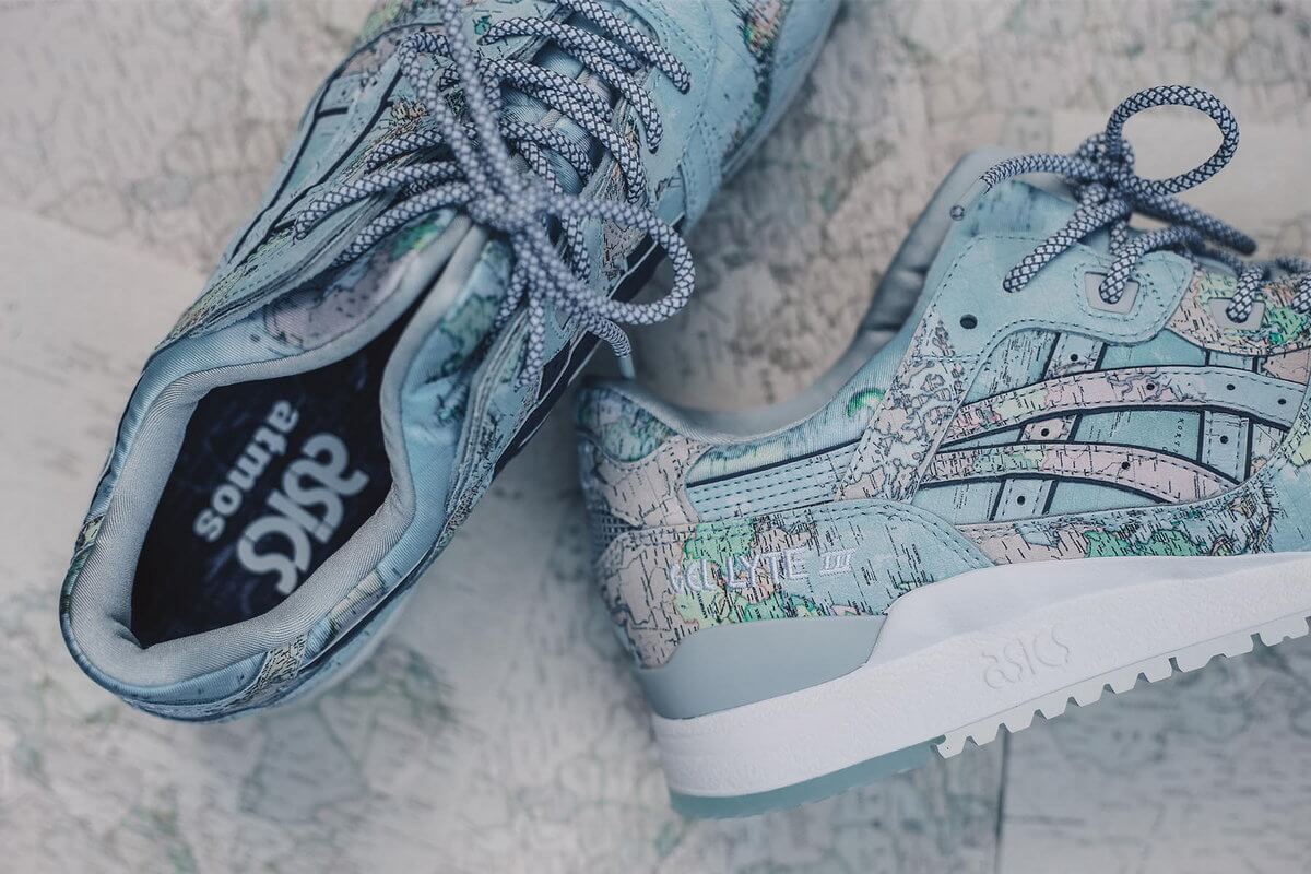 ASICS x atmos Gel-Lyte III World Map - blue/blue - 1191A197-400