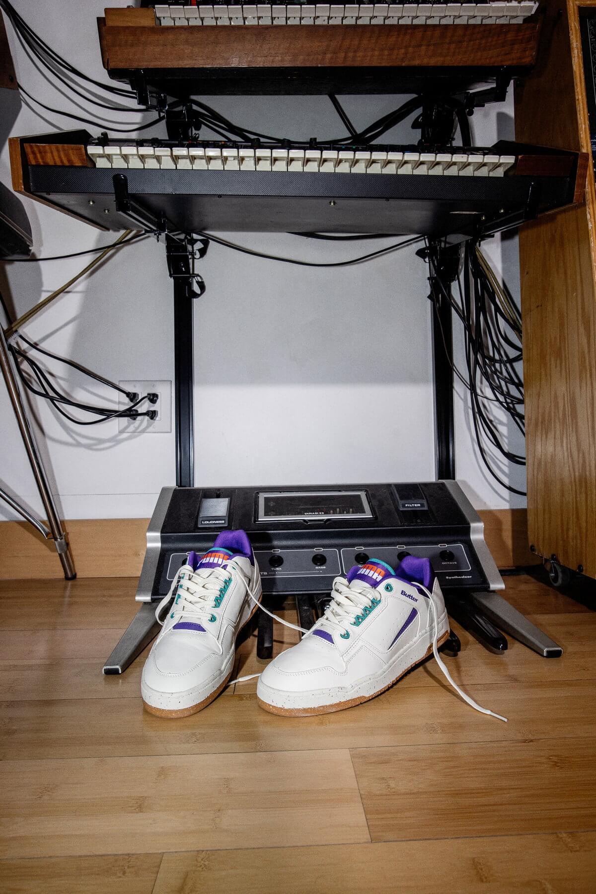 Puma x Butter Goods Slipstream Lo - Whisper White-Prism Violet - 384156-01