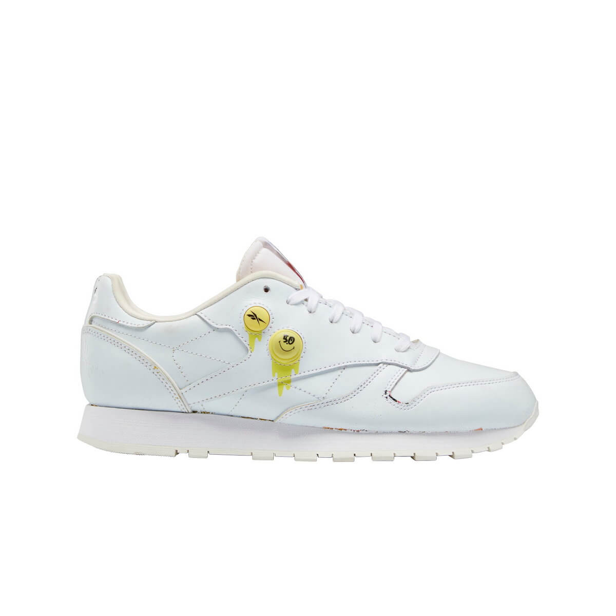 product on white Reebok x SMILEY x Mr. André - Classic Leather Pump 50th - GY1580