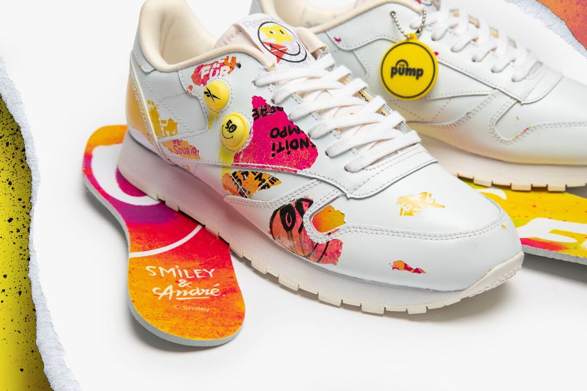 Reebok x SMILEY x Mr. André - Classic Leather Pump 50th - GY1580