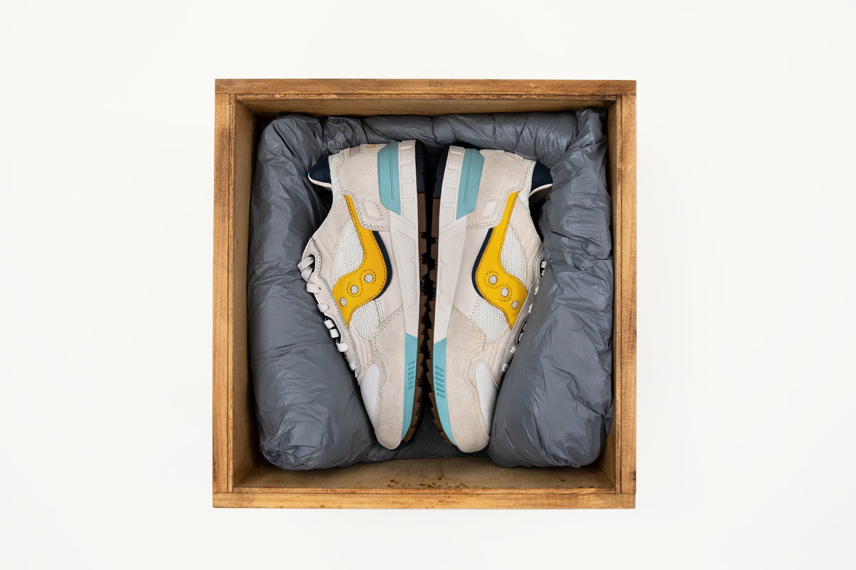 Saucony Shadow 5000 Premium - White / Yellow - S70637-3