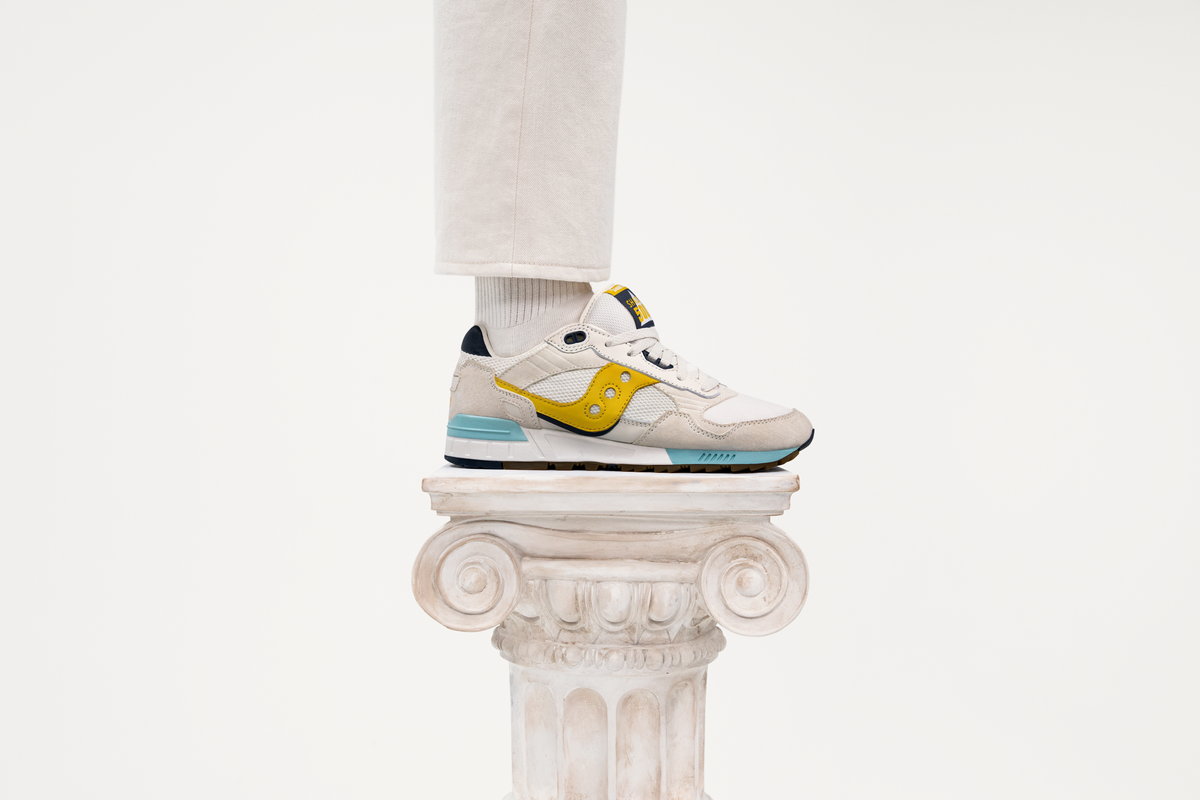 Saucony Shadow 5000 Premium - White / Yellow - S70637-3