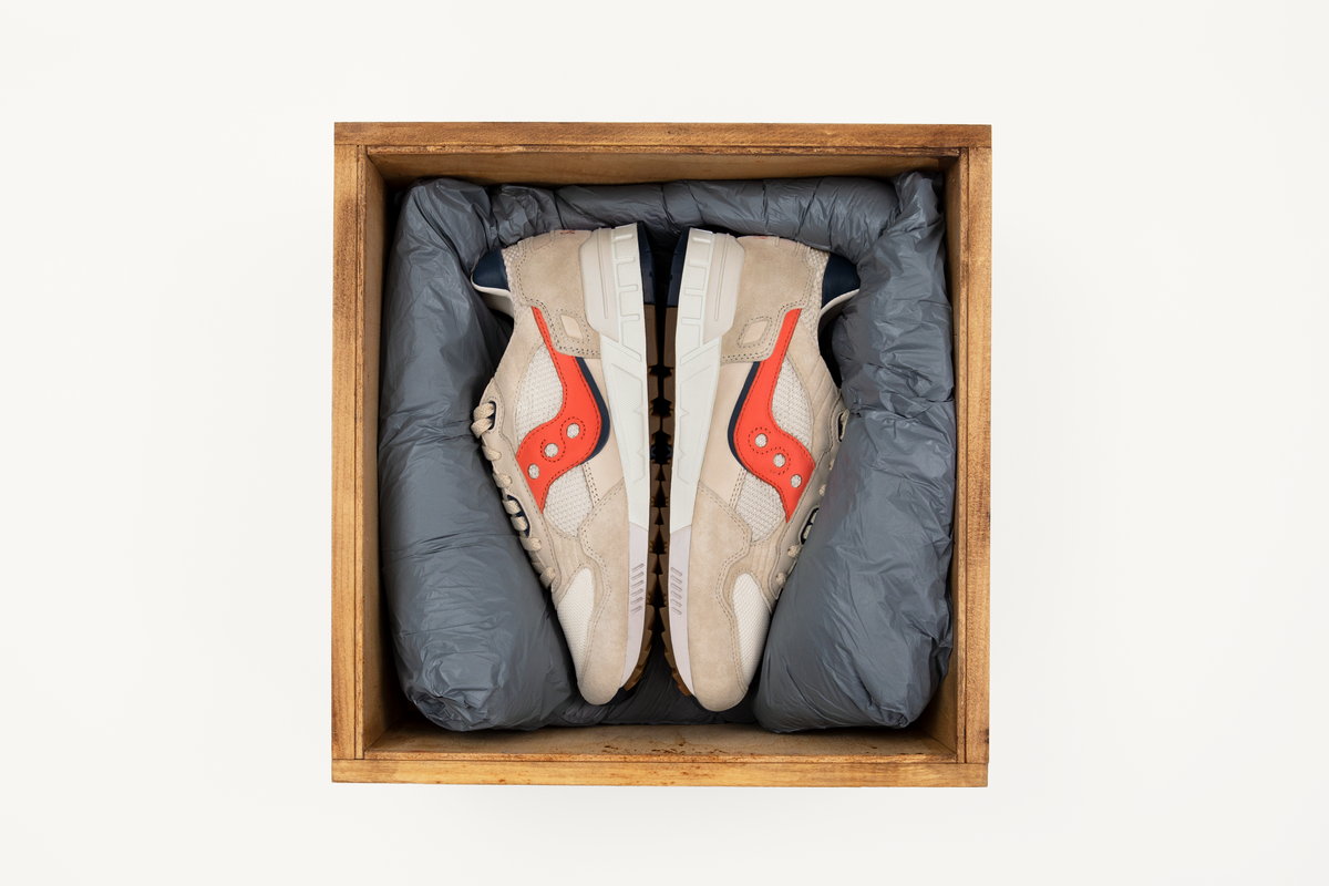 Saucony Shadow 5000 Premium - Beige / Blue / Orange - S70637-1