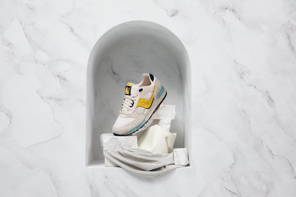 Saucony Shadow 5000 Premium - White / Yellow - S70637-3
