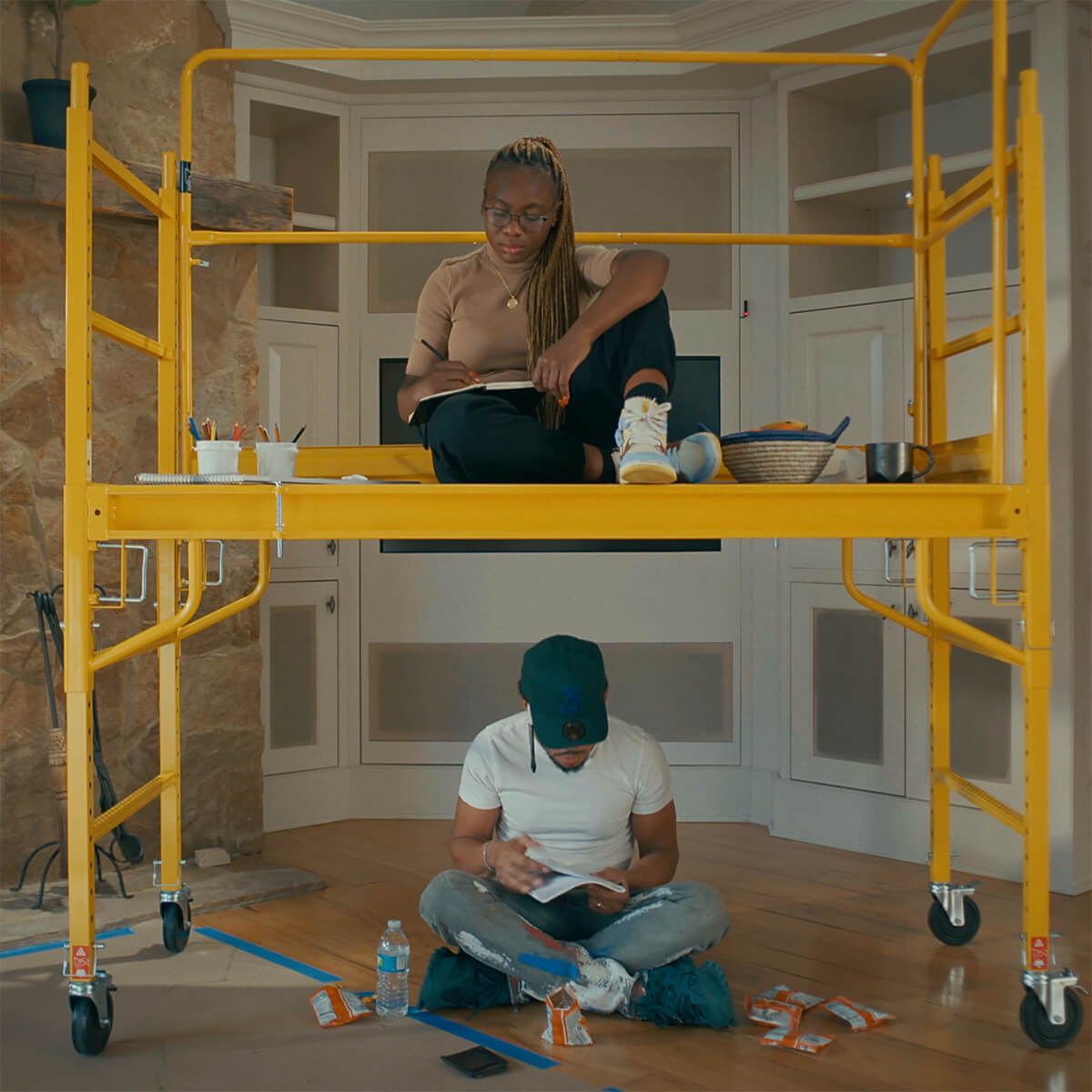 Chance the Rapper "Child of God" feat. Nike x Maison Chateau Rouge Air Jordan 1 "Fearless" & Balenciaga Track Sneaker