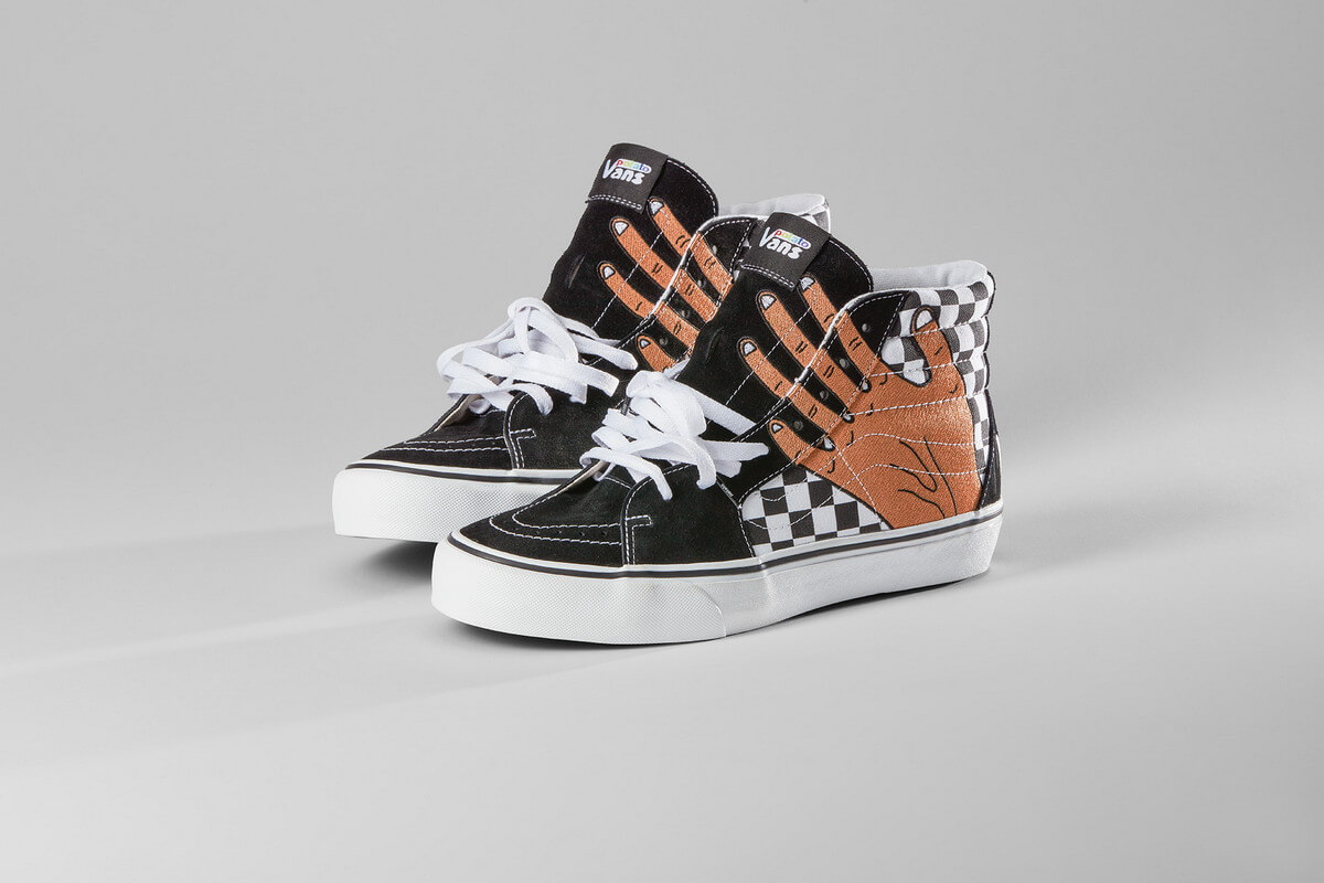 Vault by Vans x Imran Potato Sneaker Collab feat. Sk8-Hi VR3 checkerboard