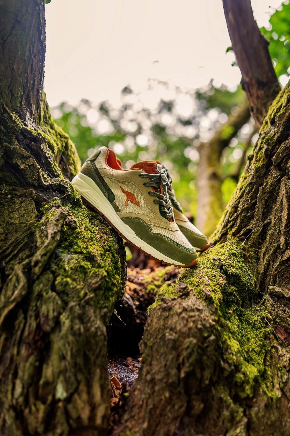 KangaROOS x Environment Day - Ultimate - "Made in Germany" - beige/forest - 4703E0001162