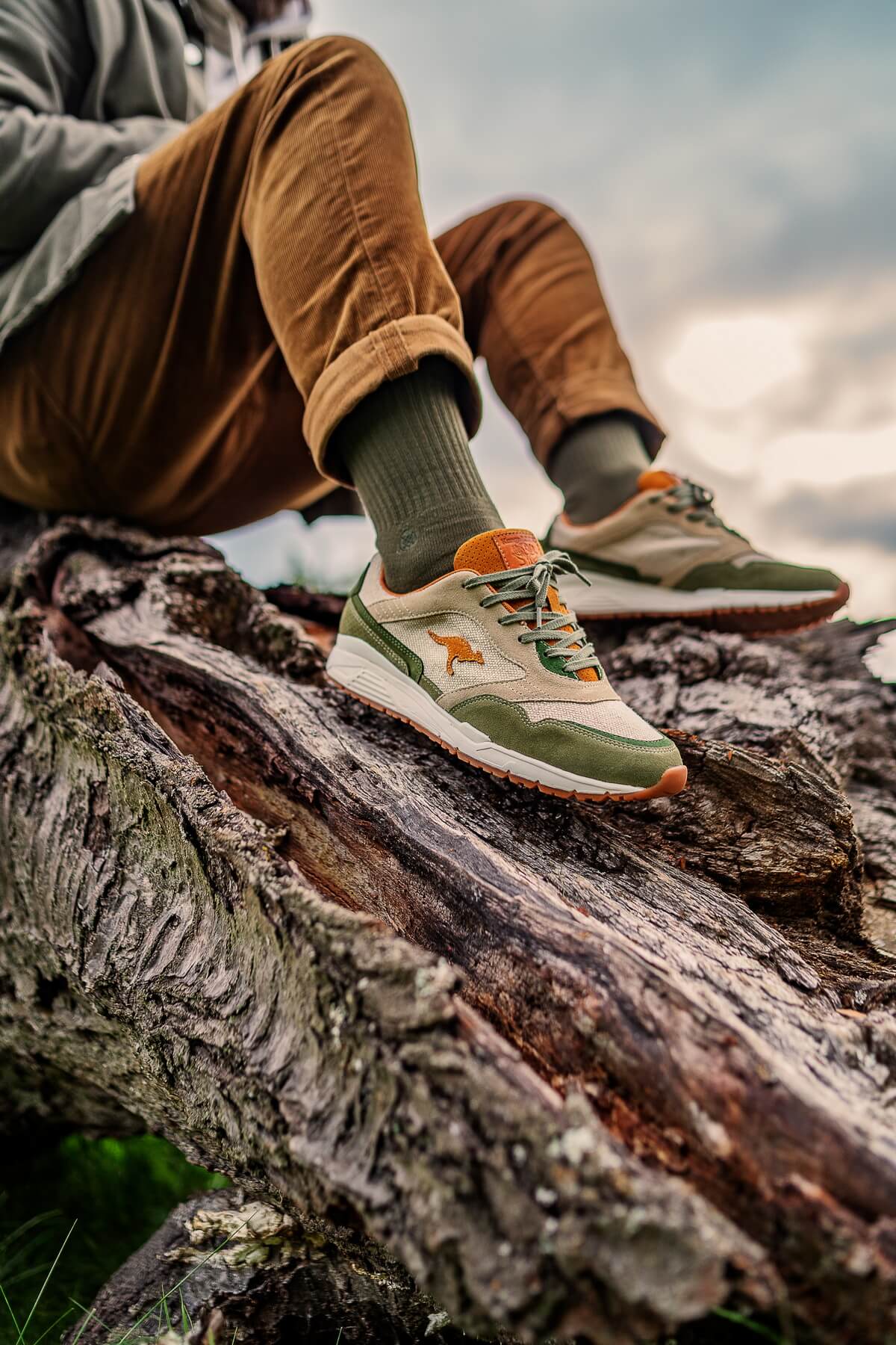 KangaROOS x Environment Day - Ultimate - "Made in Germany" - beige/forest - 4703E0001162